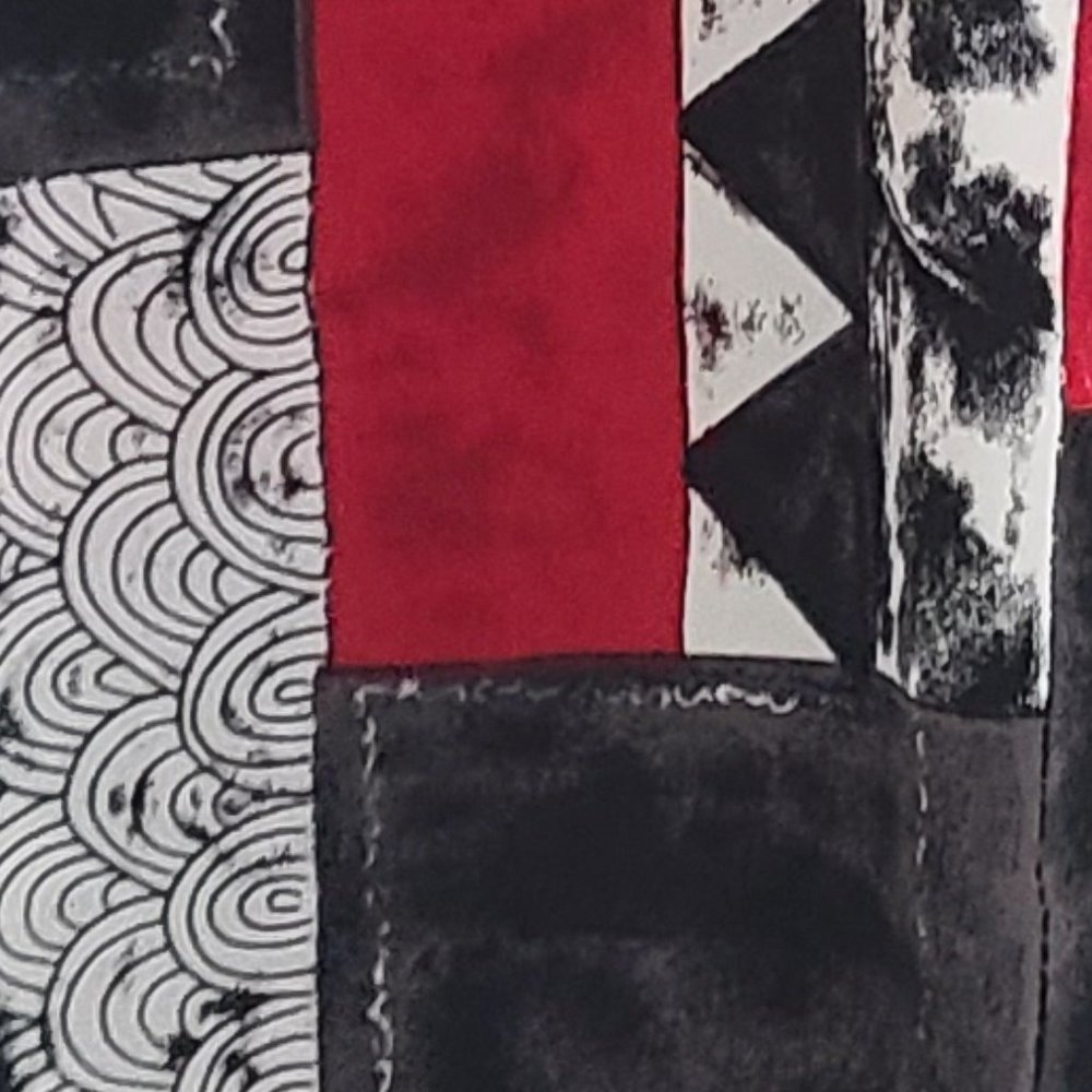 Willow Ridge Patterned button down blouse - Picture 3 of 3